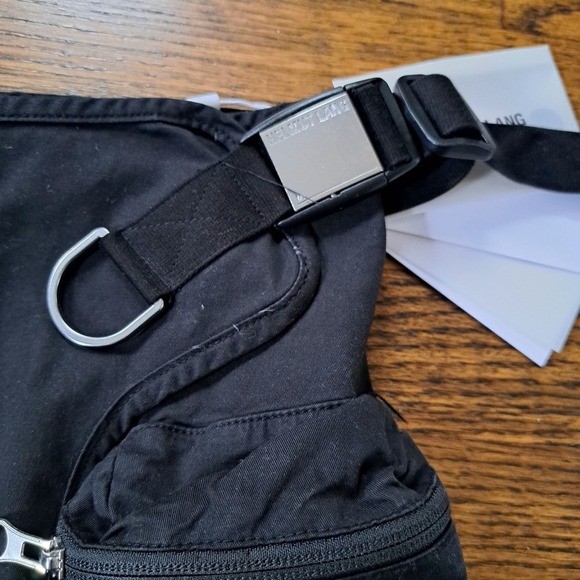 Helmut Lang Black Utility Cargo Mini Skirt Buckle Wrap Techwear‎ NWT 2 - Picture 6 of 15
